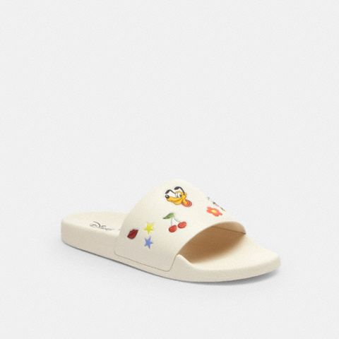 Женские сандалии Disney X Coach Udele Sport With Sticker Print, цвет: Меловой