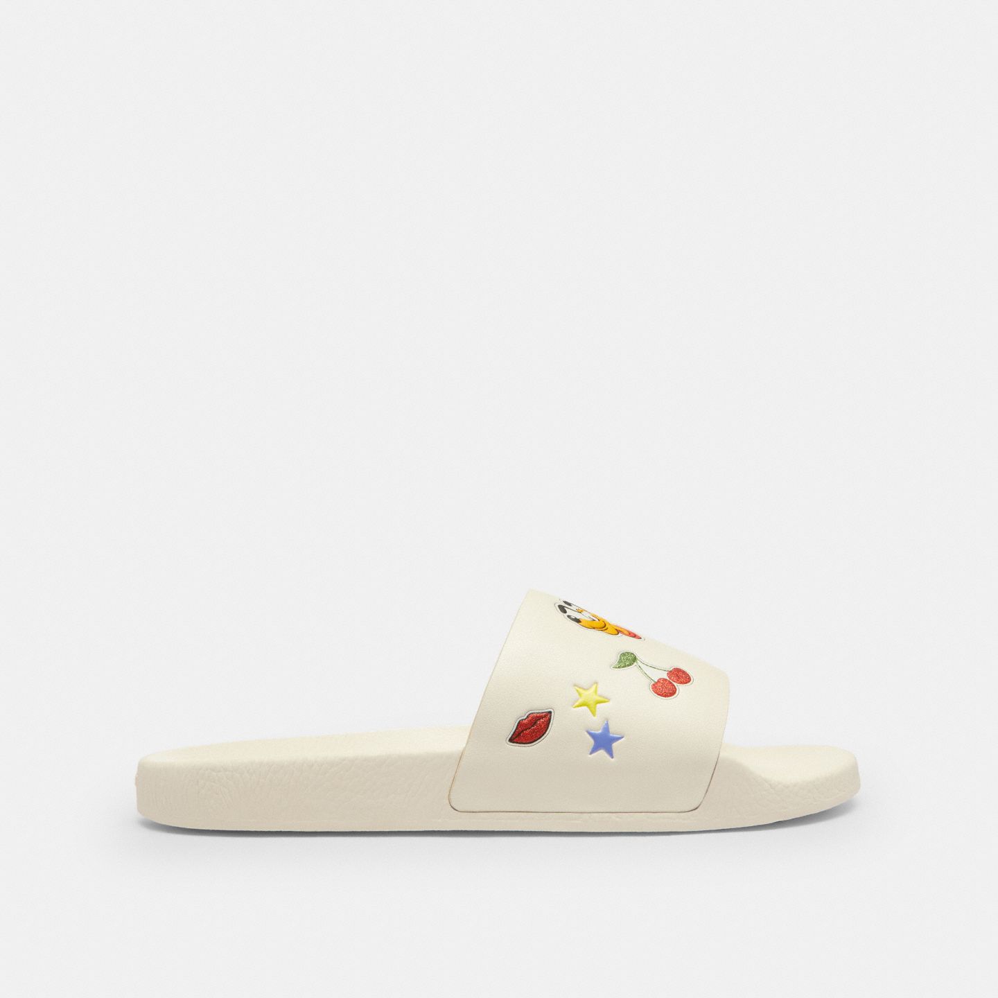 Женские сандалии Disney X Coach Udele Sport With Sticker Print, цвет: Меловой — фото 2