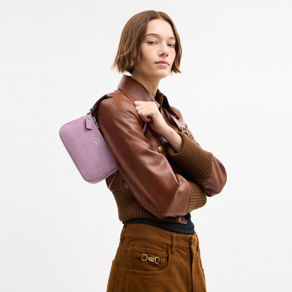 COACH®,Nolita 19,Purple,Detail View