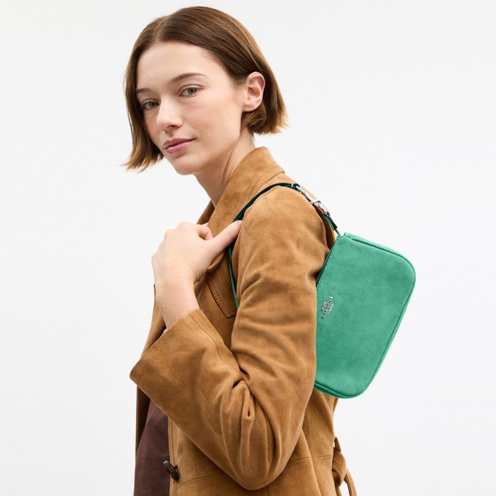 COACH®,Nolita 19,Green,Detail View