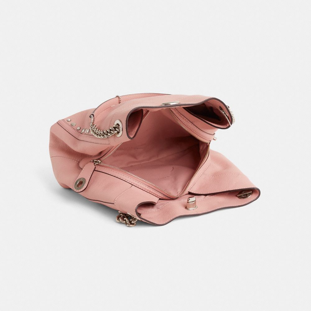 COACH®,Upcrafted Turnlock Edie Shoulder Bag,,Inside View,Top View