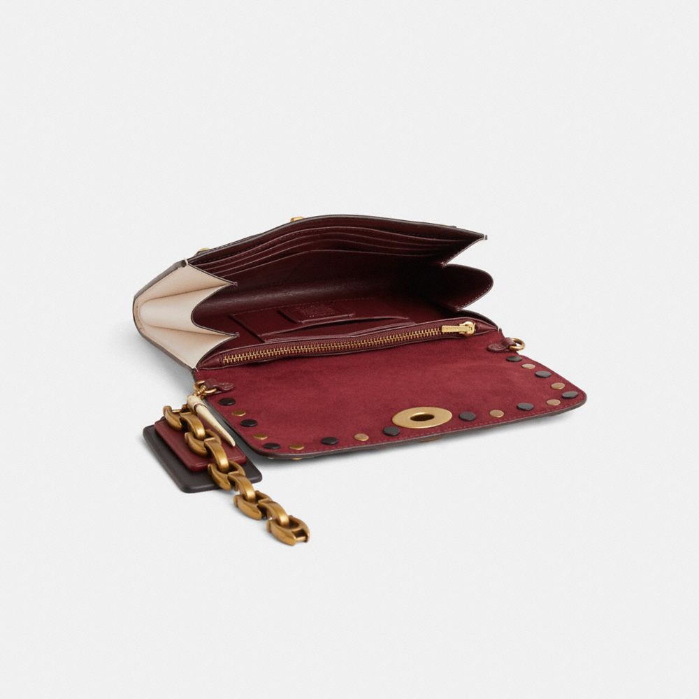 COACH®,Upcrafted Marlow Turnlock Chain Crossbody,,Inside View,Top View