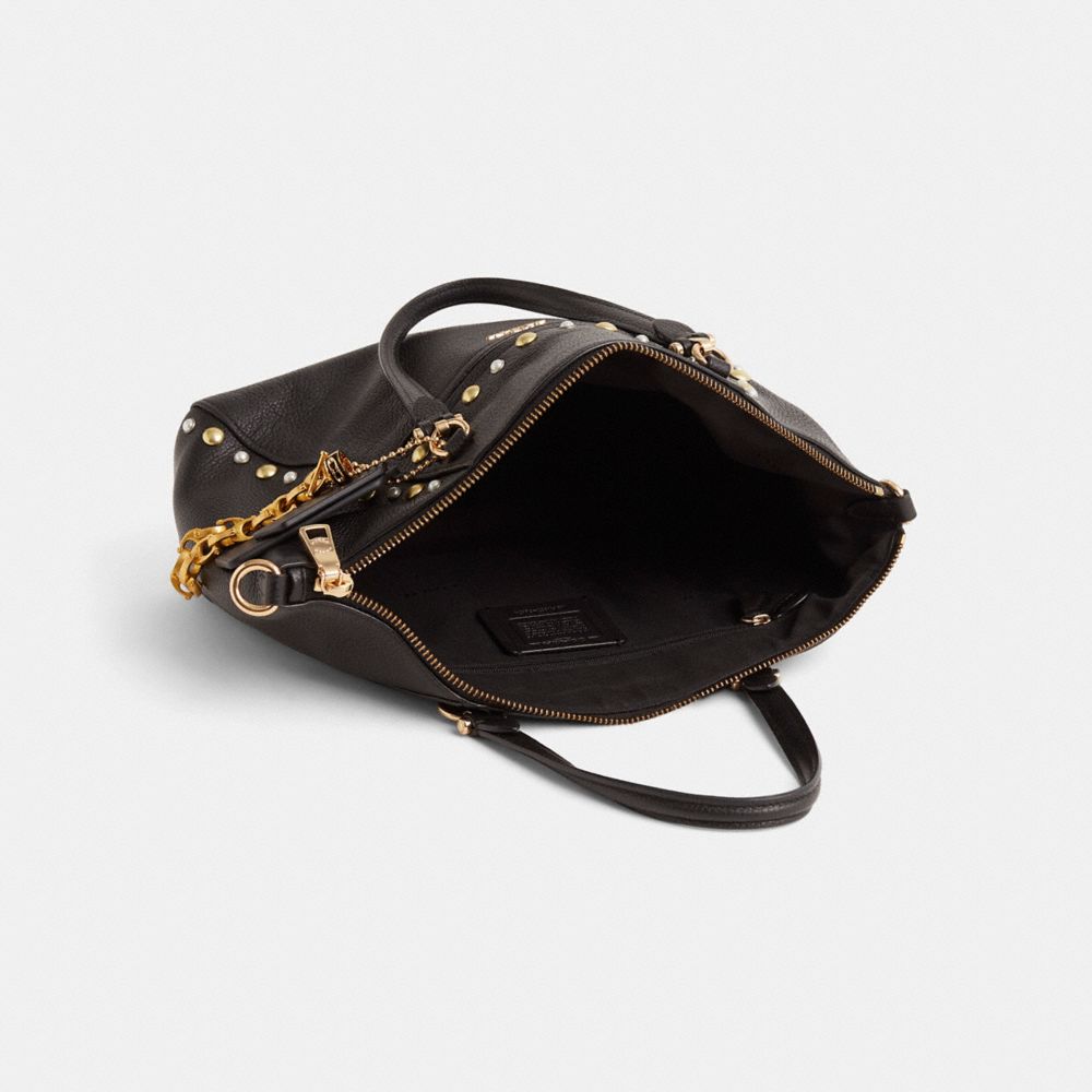 COACH®,Upcrafted Prairie Satchel,,Inside View,Top View