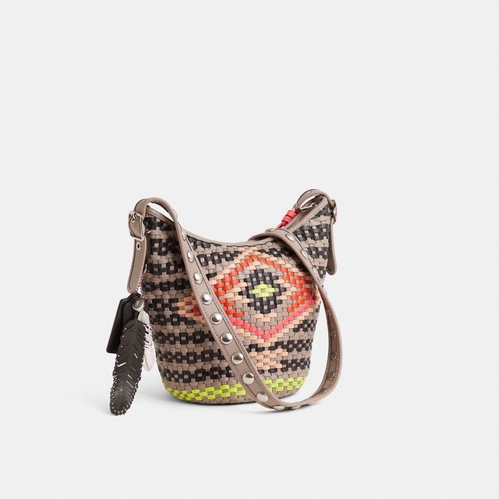 COACH®,Upcrafted Mini Duffle,,Angle View