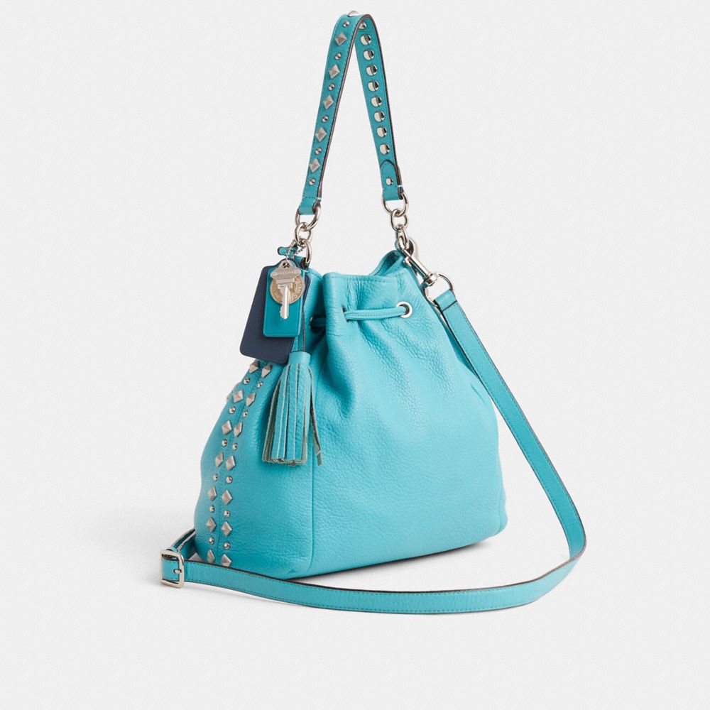 COACH®,Upcrafted Avery Drawstring Bag,,Angle View