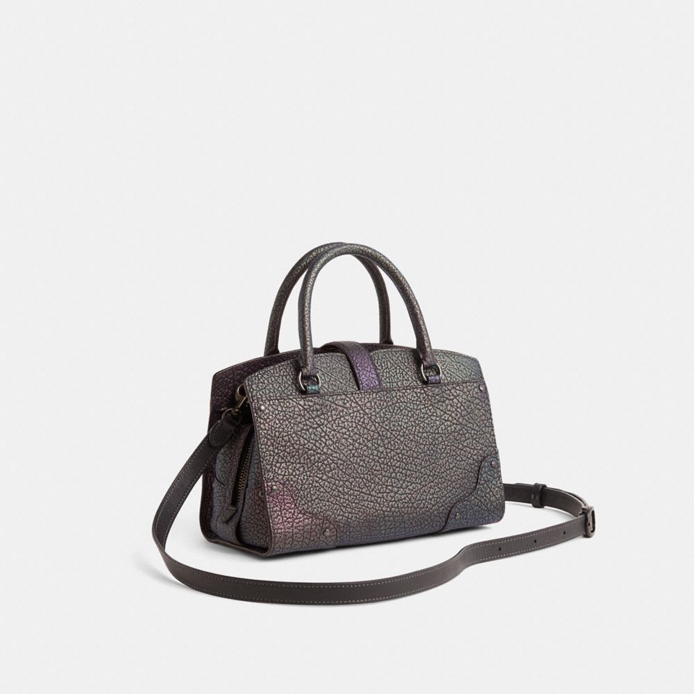 Coach Upcrafted Mercer Satchel 24 In Hologram Leather