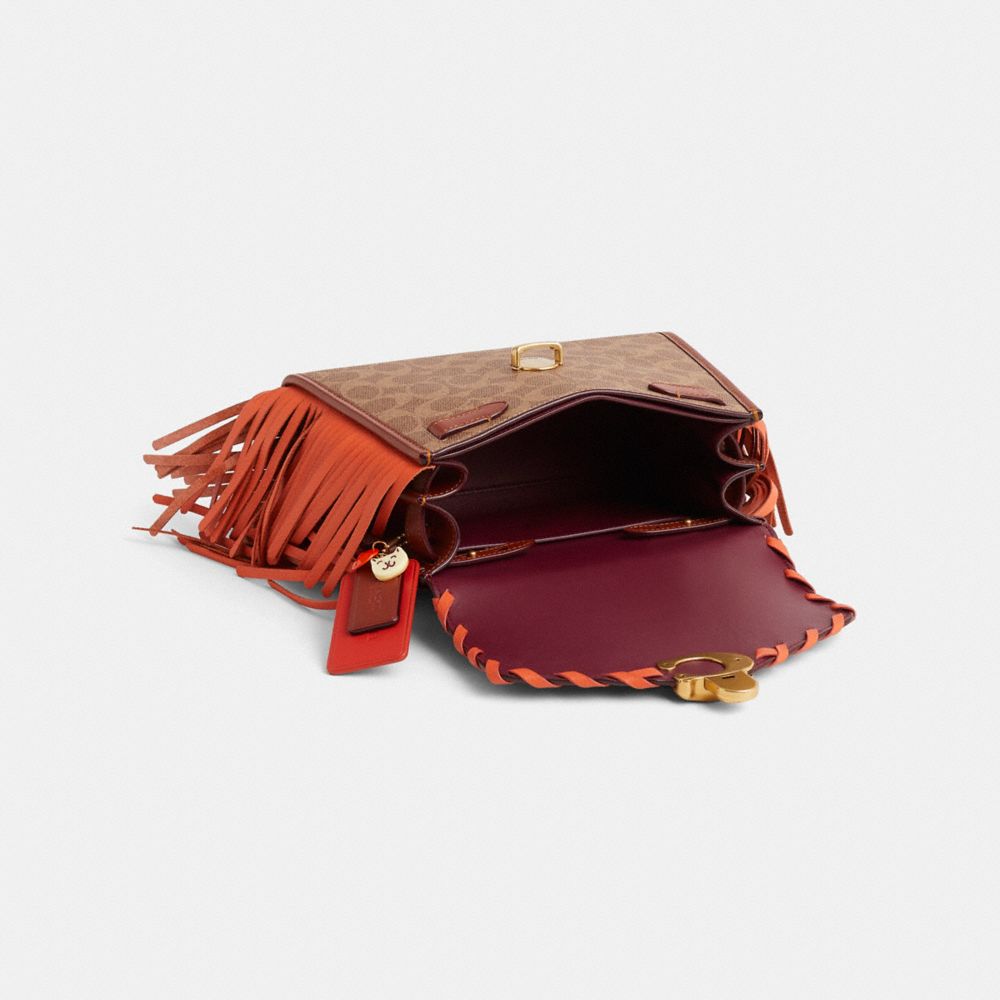 COACH®,Upcrafted Sammy Top Handle,,Inside View,Top View