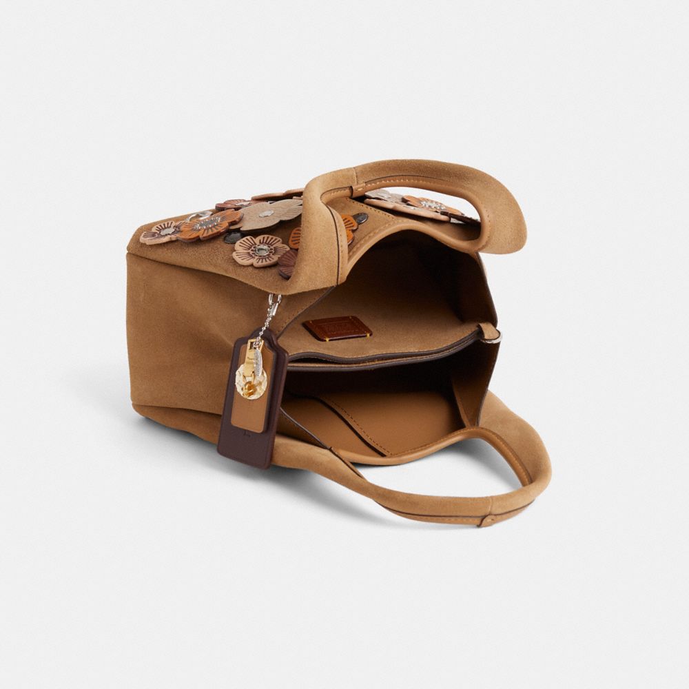 COACH®,Upcrafted Lana Shoulder Bag 23,,Inside View,Top View