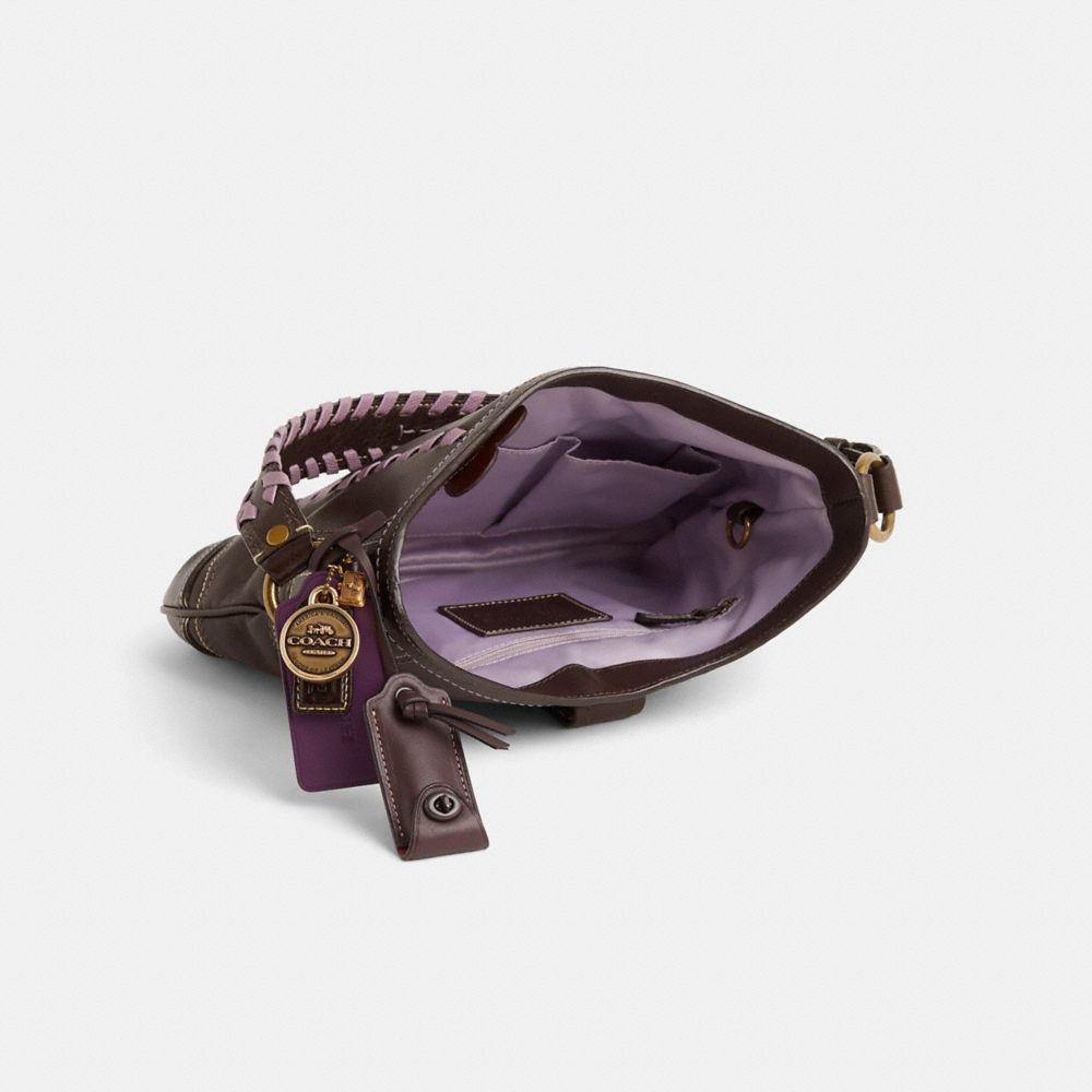 COACH®,Upcrafted Vintage Hamptons Hobo,,Inside View,Top View