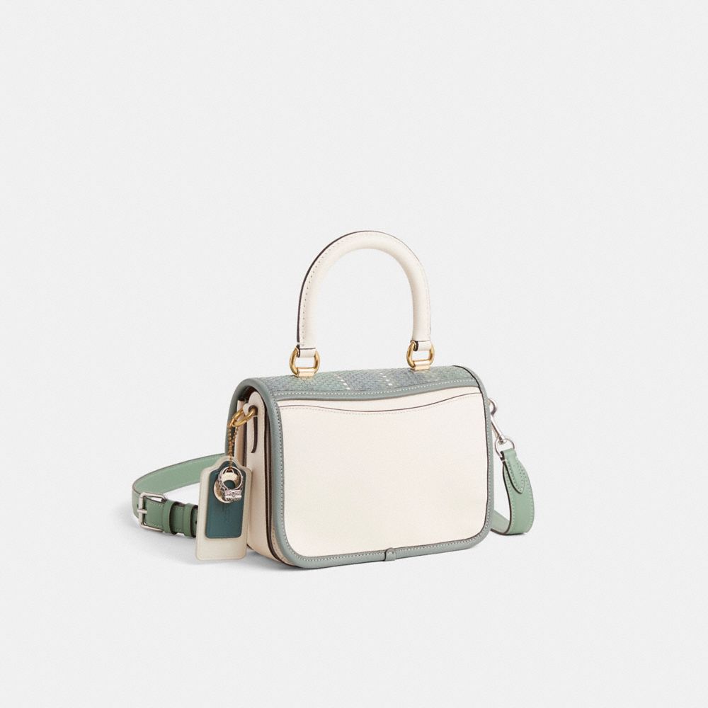 COACH®,Upcrafted Rogue Top Handle,,Angle View