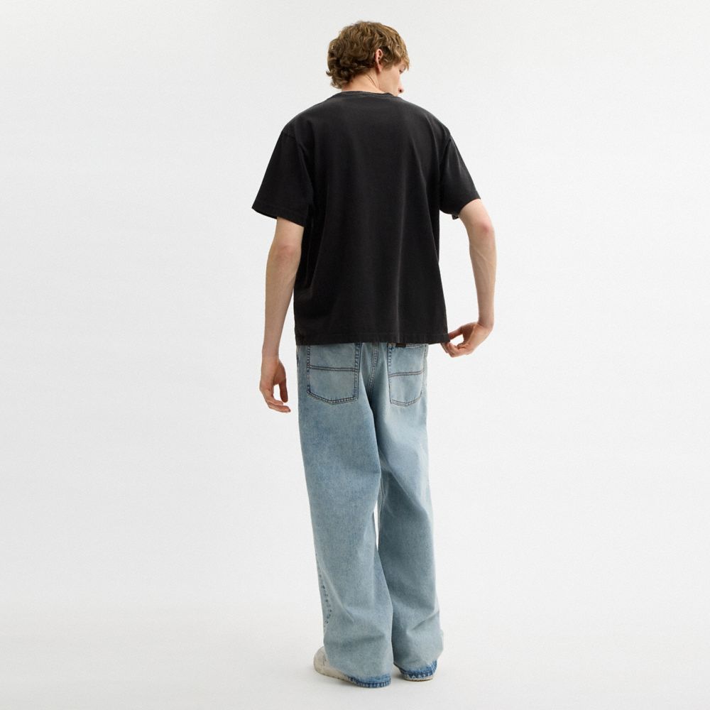 COACH®,Dinosaur City Relaxed T-Shirt In Organic Cotton,,Scale View