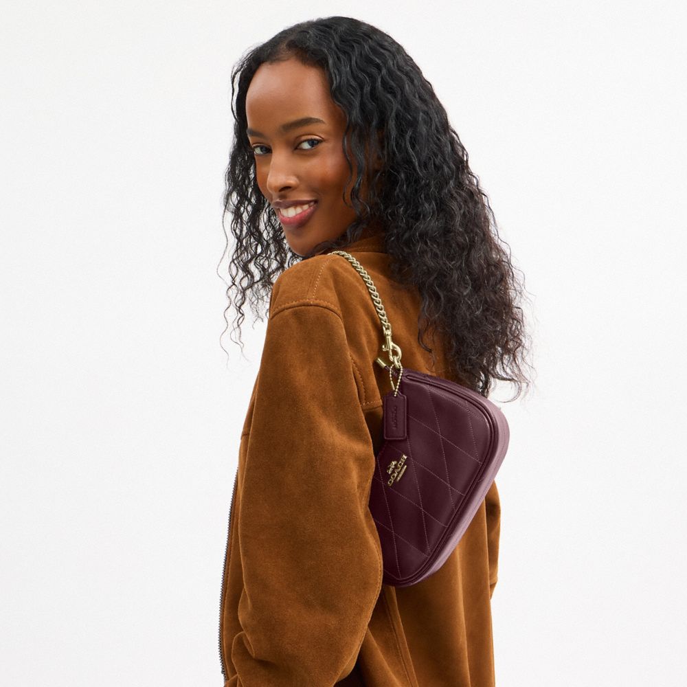 COACH®,Teri Mini Crossbody Bag With Quilting,,Detail View