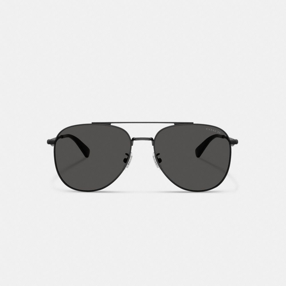 Coach C Hardware Metal Pilot Sunglasses — фото 2
