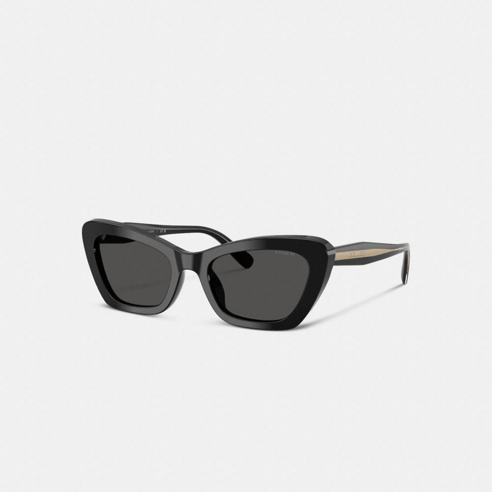 COACH®,Wire Cat Eye Sunglasses,,Front View