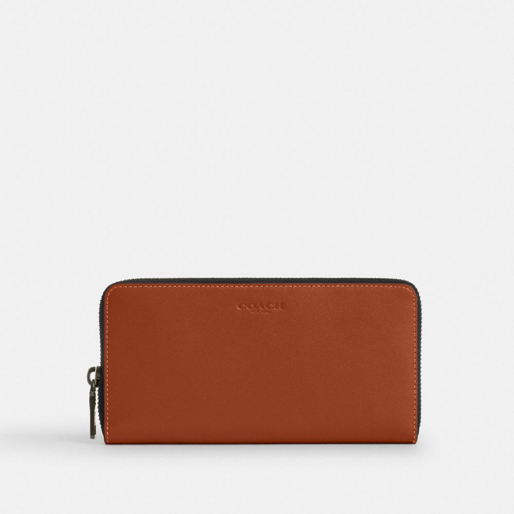 COACH®,アコーディオン ウォレット,長財布,ﾀﾝ