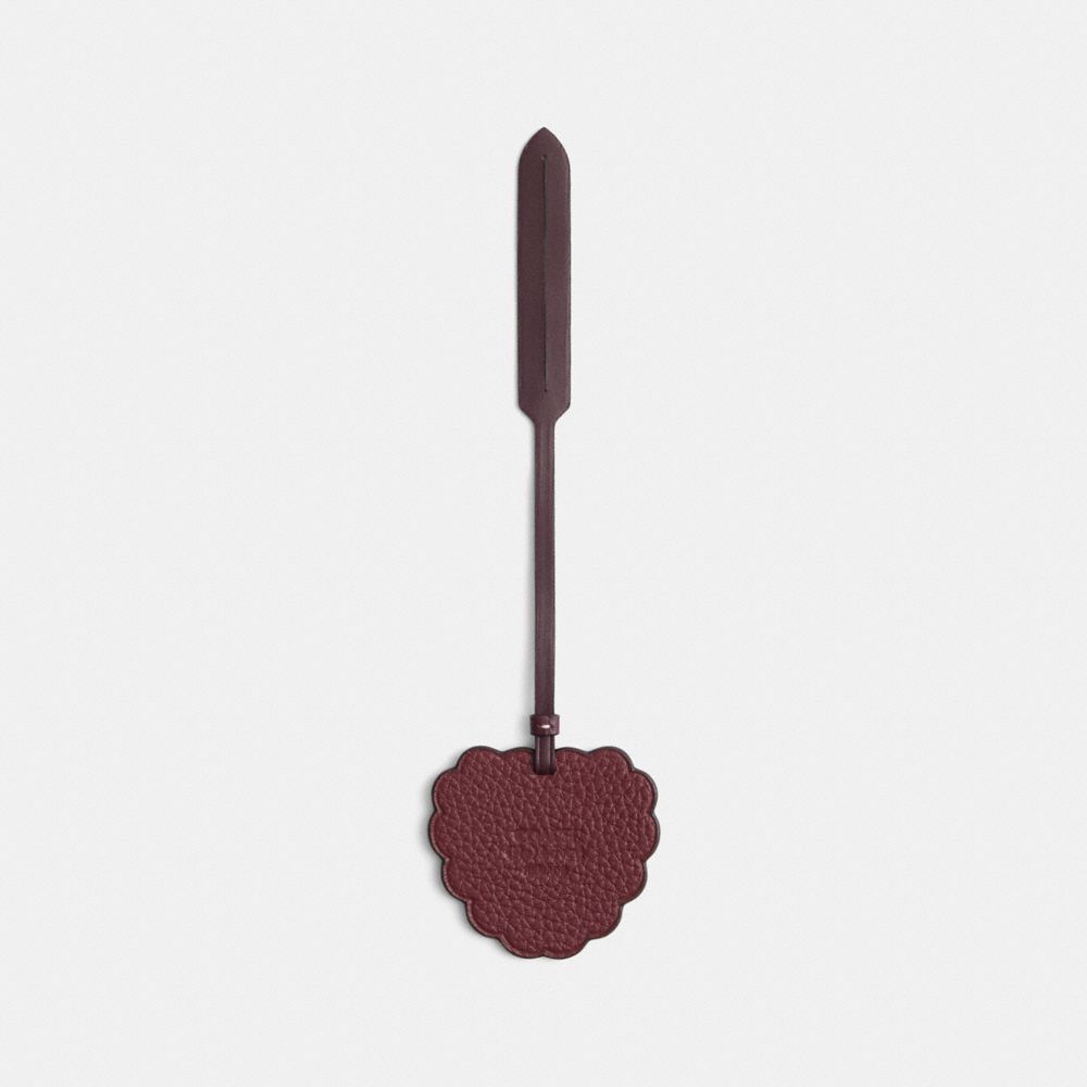 COACH®,Remade Raspberry Bag Charm,,Back View