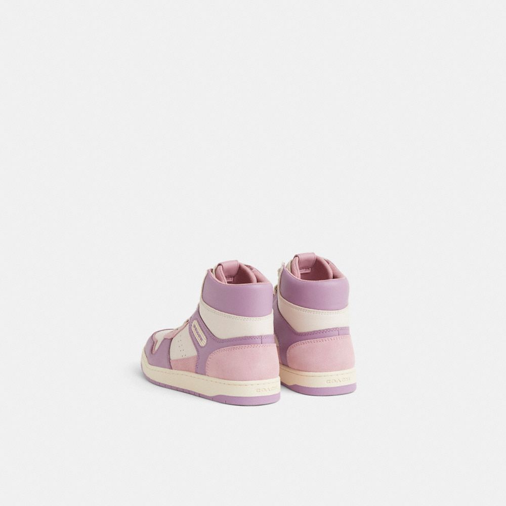 Coach Restored High Top Sneaker In Purple