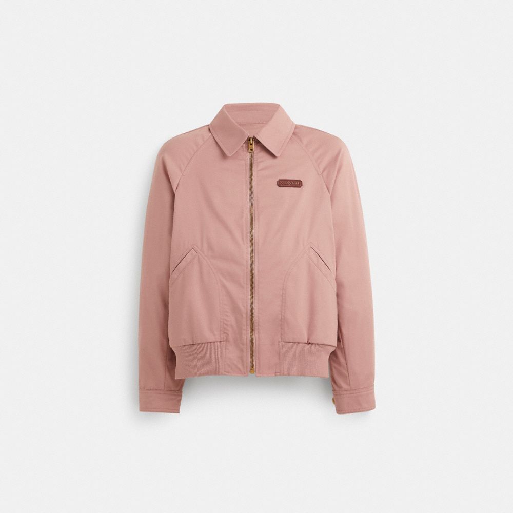 Coach Restored Harrington Jacket In Pink