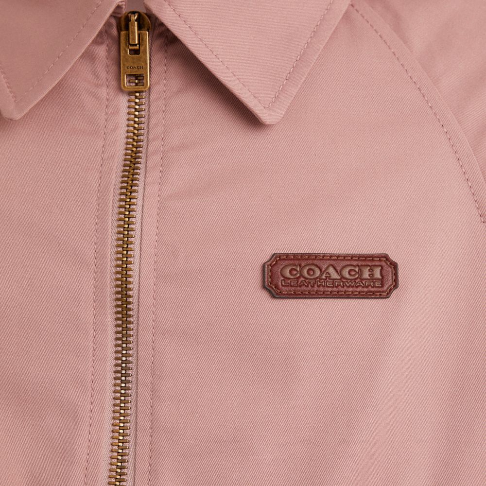 Coach Restored Harrington Jacket In Pink