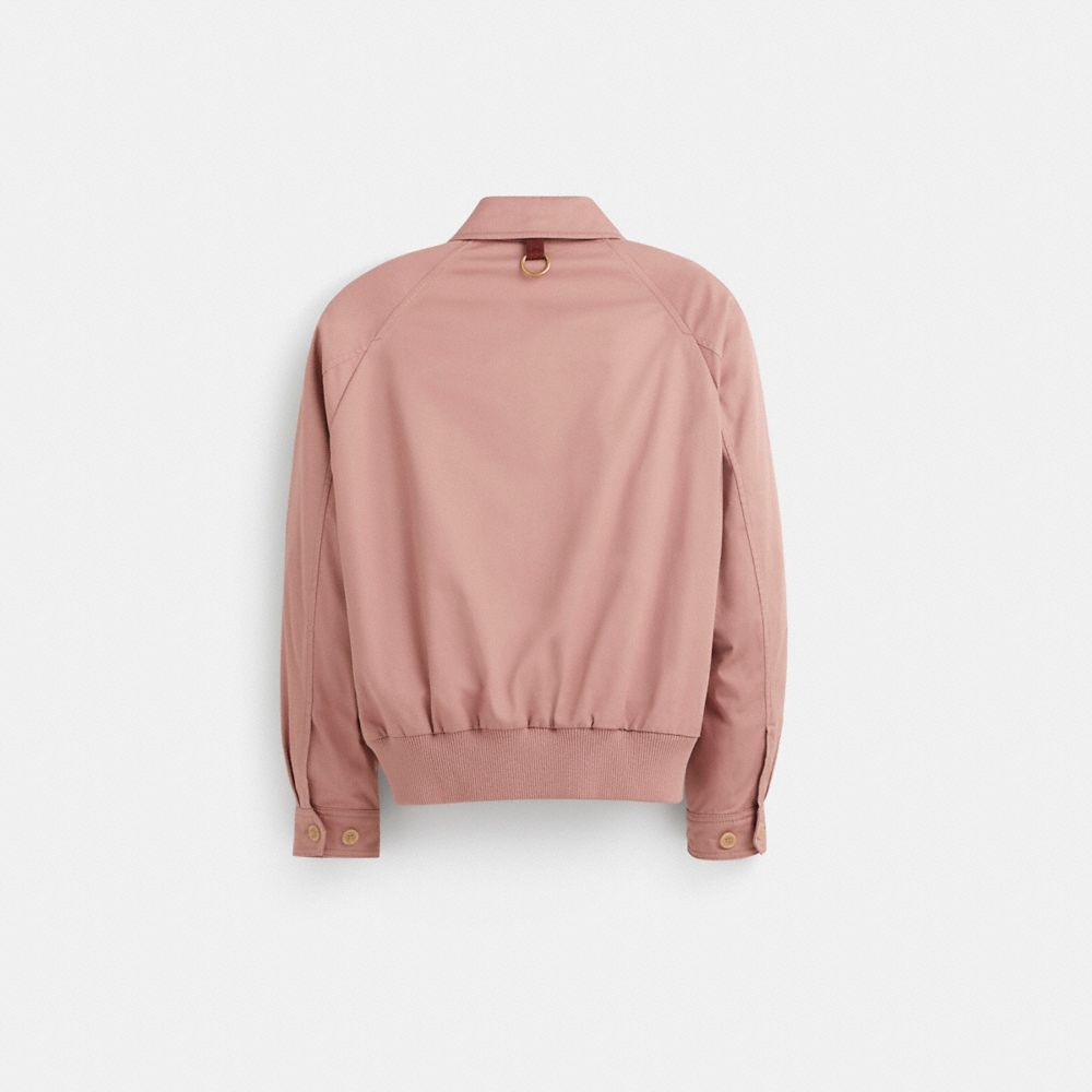 Coach Restored Harrington Jacket In Pink