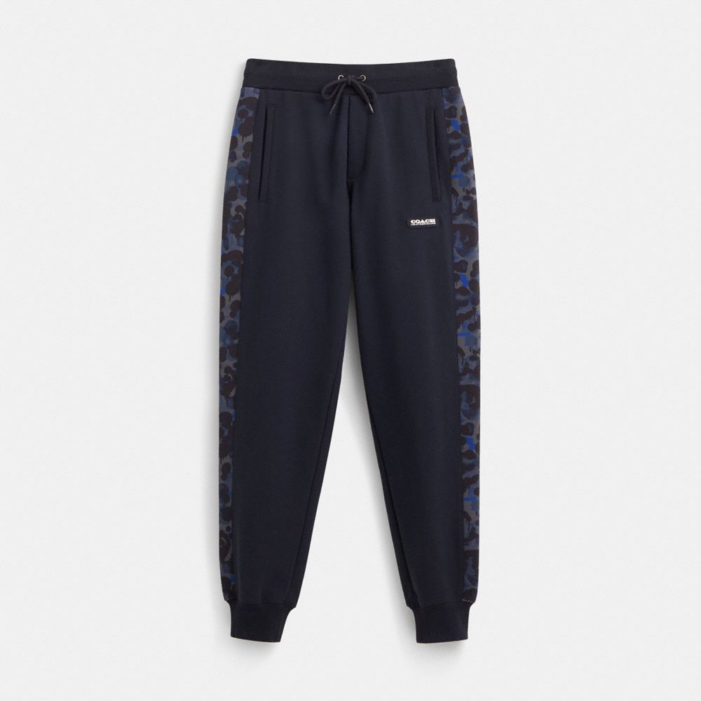 Coach Restored Camo Printed Joggers In Black