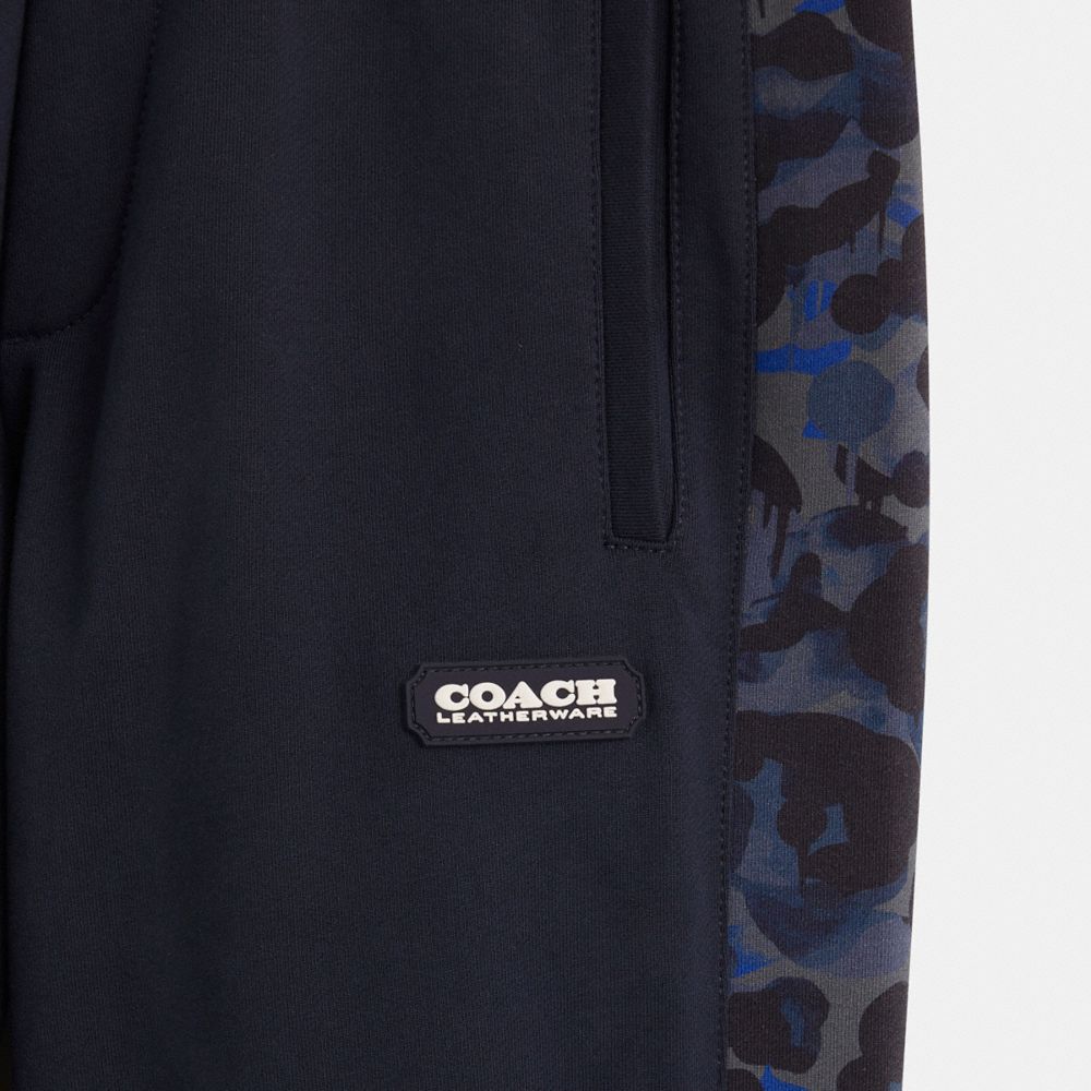 Coach Restored Camo Printed Joggers In Black