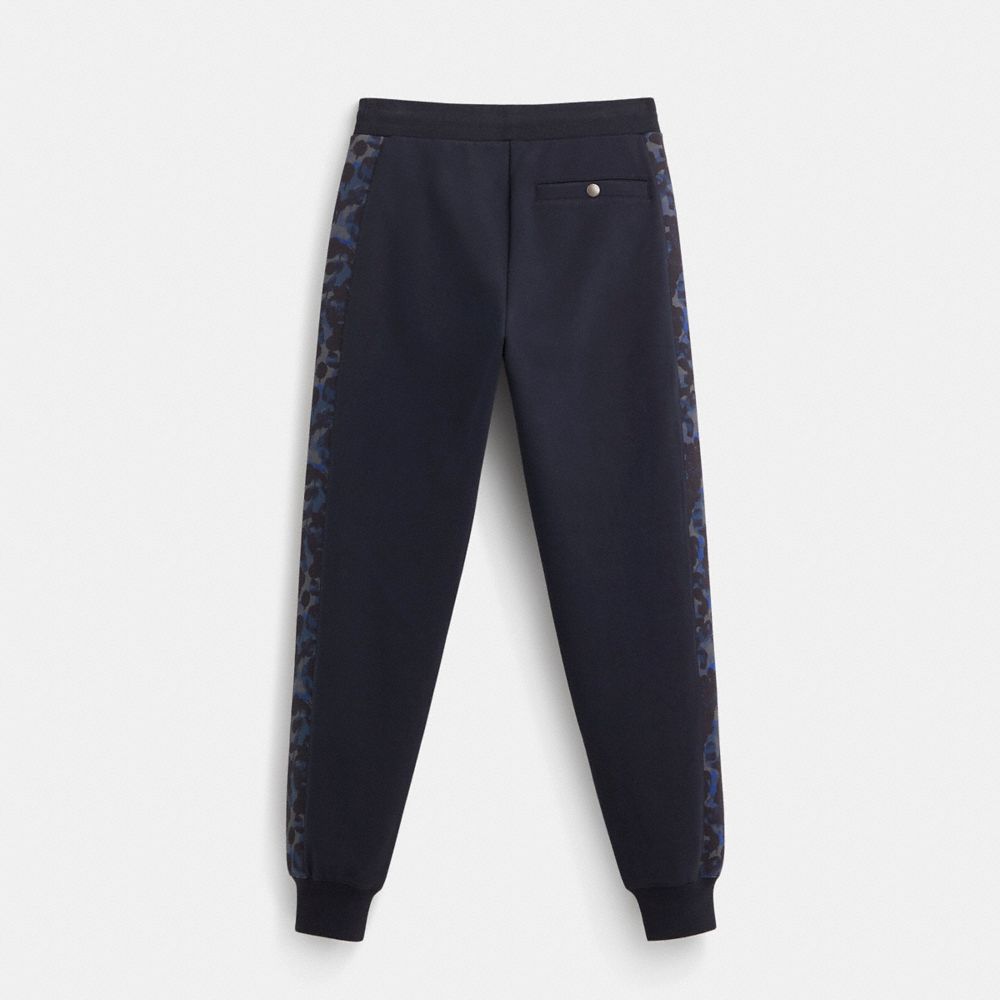 Coach Restored Camo Printed Joggers In Black