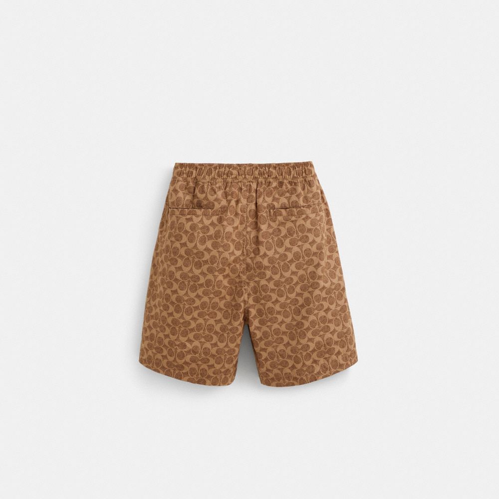 COACH®,Restored Rainbow Signature Shorts,,Back View