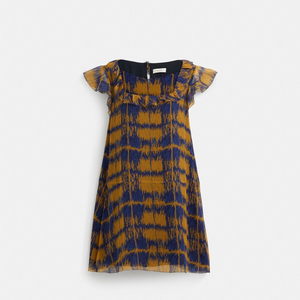 Coach Restored Plaid Mini Dress