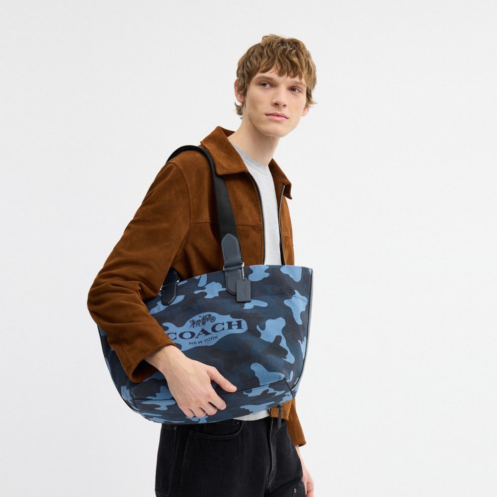 COACH®,Argent/Bleu Multi,Detail View