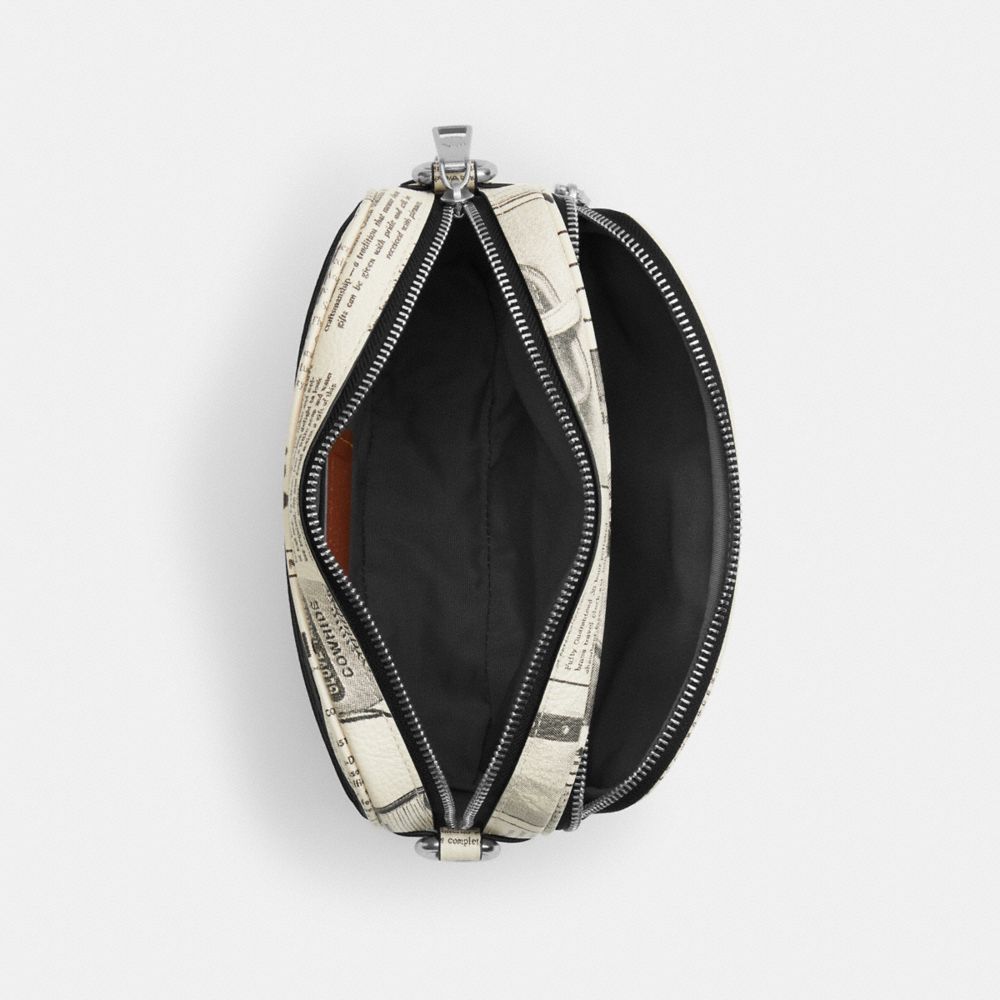 COACH®,Argent/Craie Multi,Inside View,Top View