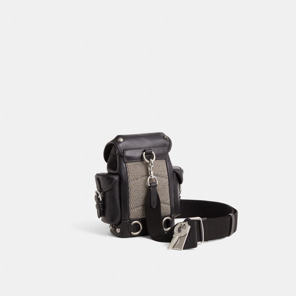 COACH®,Upcrafted Hitch Backpack 13,,Angle View