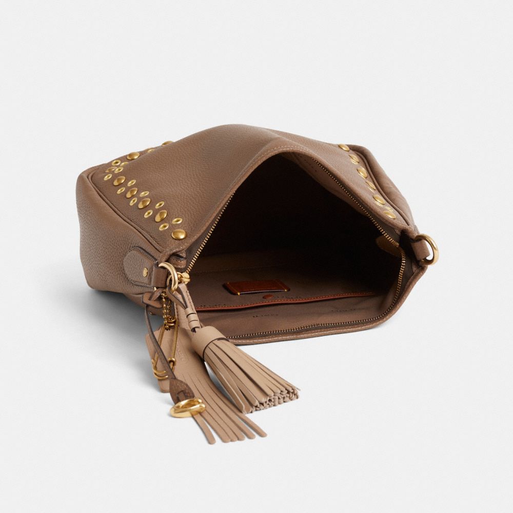 COACH®,Upcrafted Cary Shoulder Bag,,Inside View,Top View