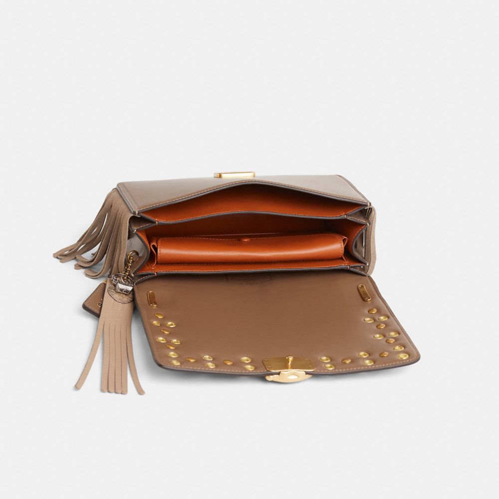COACH®,Upcrafted Bandit Shoulder Bag,,Inside View,Top View