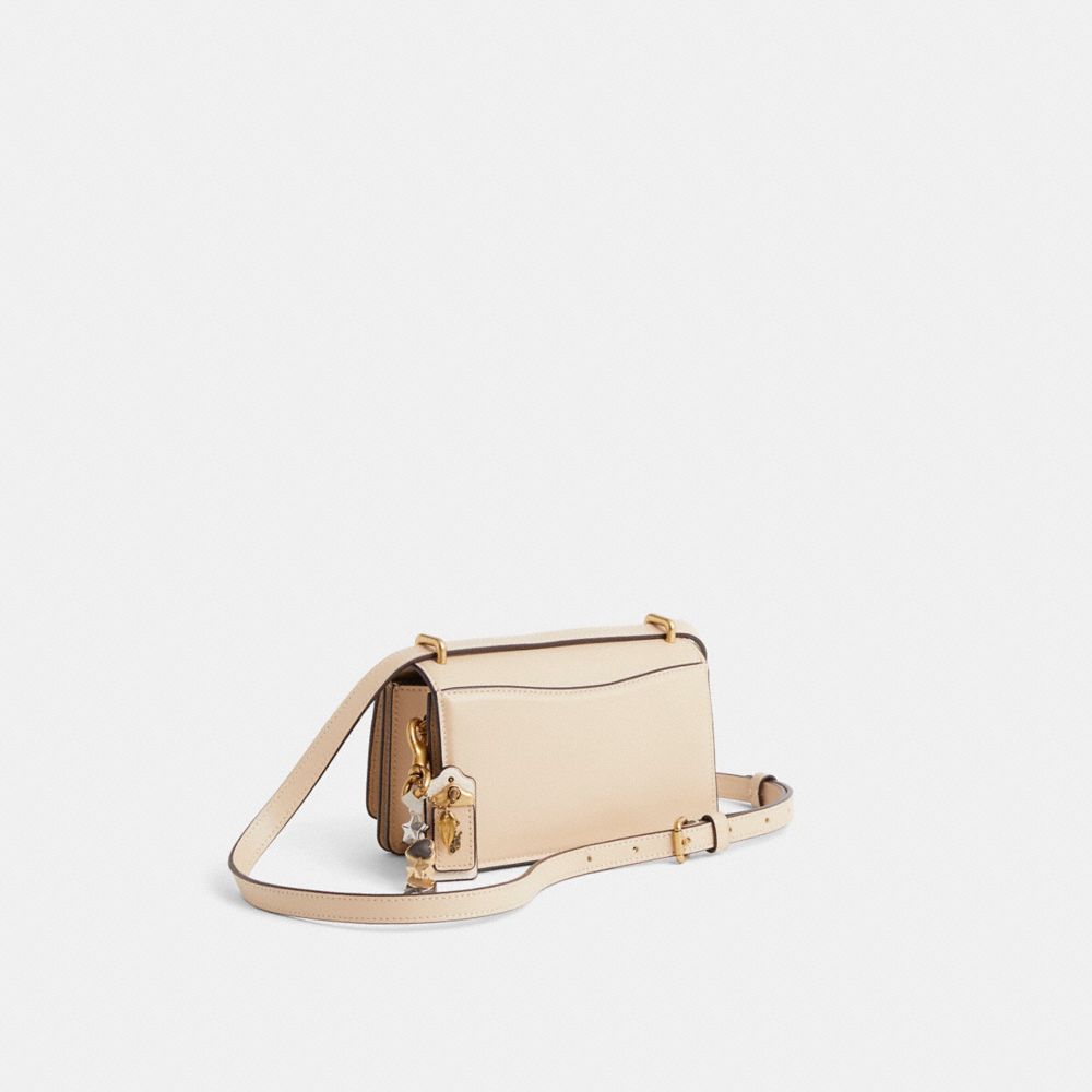 COACH®,Upcrafted Bandit Crossbody,Beige,Angle View
