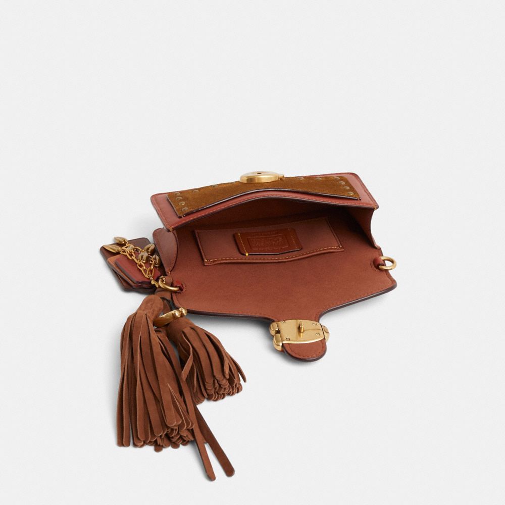 COACH®,Upcrafted Tabby Wristlet,,Inside View,Top View