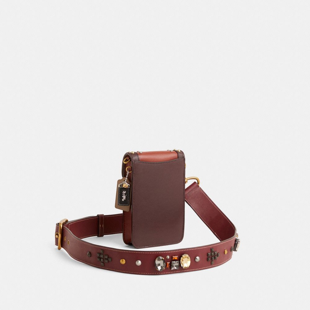 COACH®,Upcrafted Phone Crossbody,,Angle View
