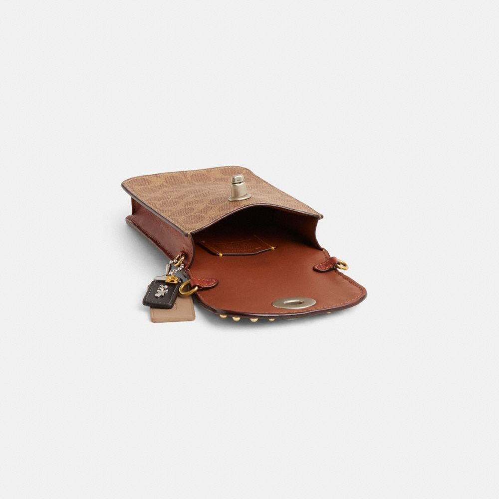 COACH®,Upcrafted Phone Crossbody,,Inside View,Top View