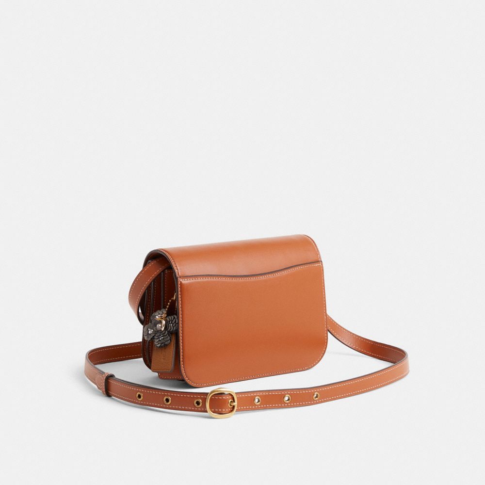 COACH®,Upcrafted Idol Bag,Brown,Angle View