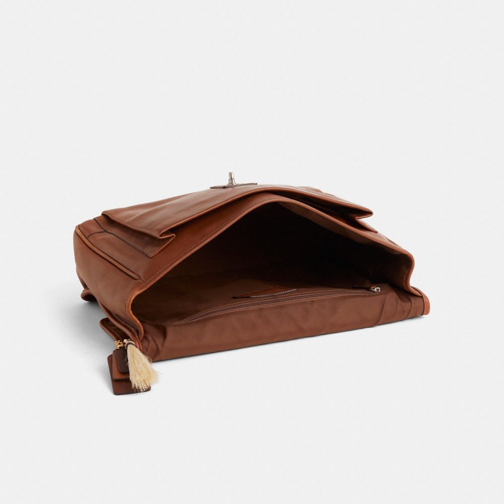 COACH®,Upcrafted Vintage Coach Barclay Brief,,Inside View,Top View