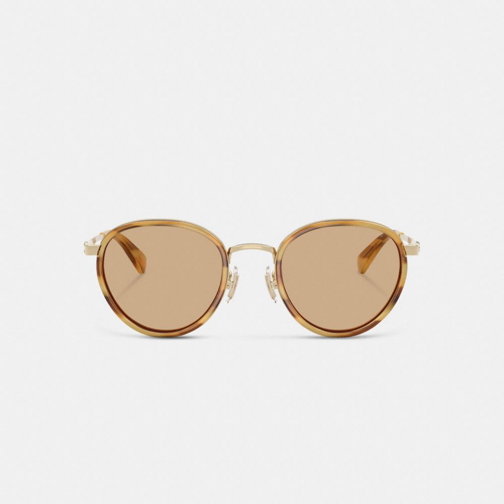 Женские солнцезащитные очки Coach Chunky Narrow Rectangle Sunglasses — фото 2