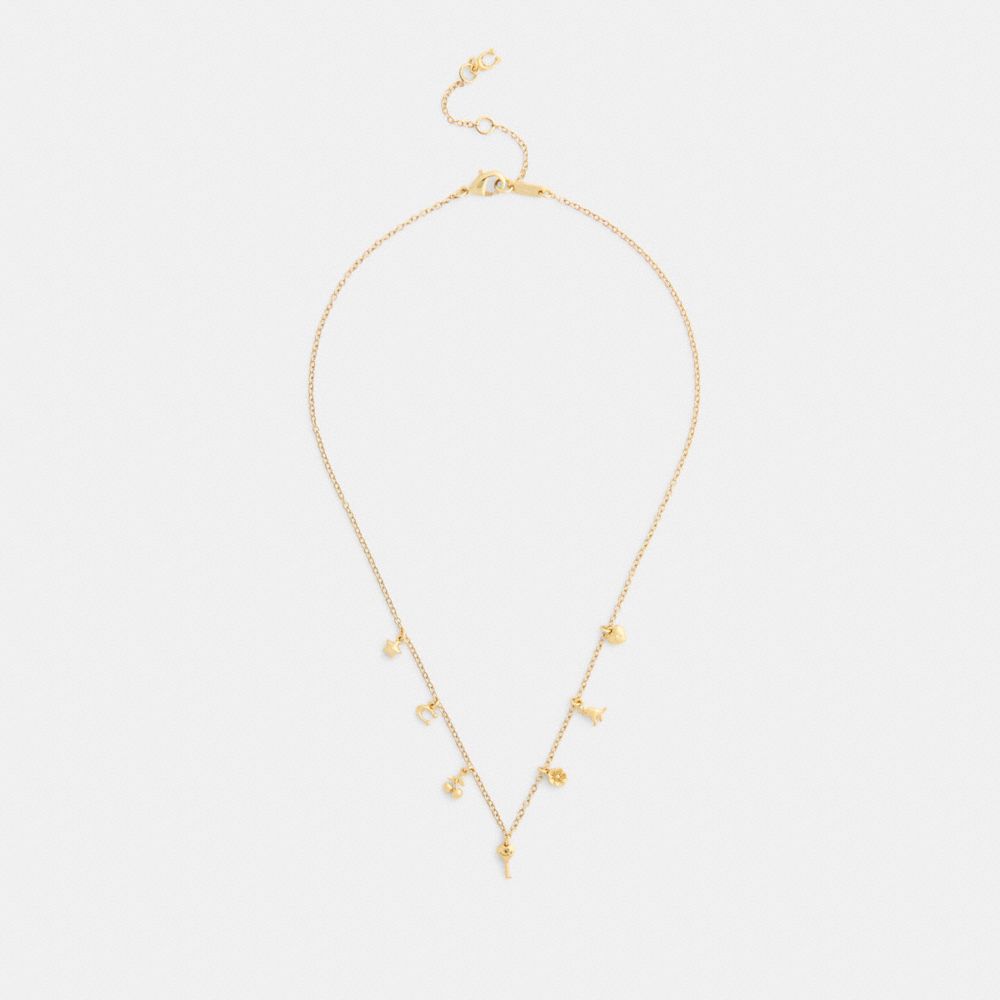 Женские брелоки Coach Mini Icons Charm Necklace — фото 2