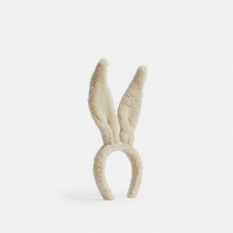 Женские аксессуары для волос Coach Bunny Ears Headband In Shearling