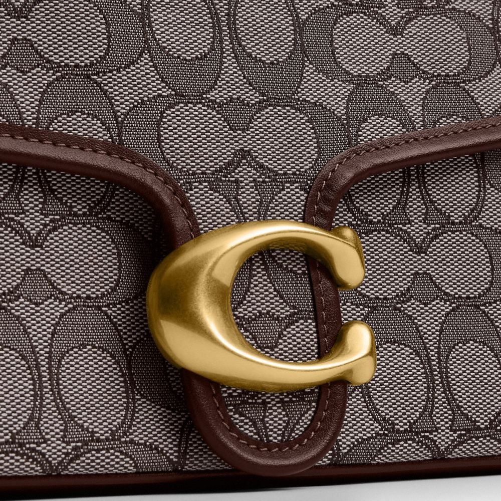 Soft Tabby Shoulder Bag In Signature Jacquard