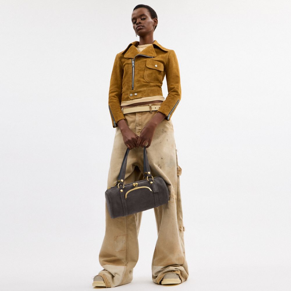 COACH®,Buy Now Kisslock Barrel Bag,,Detail View