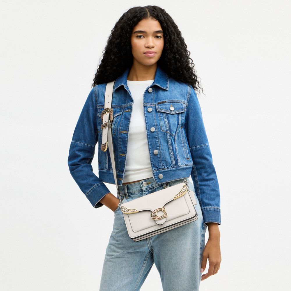 Женские сумки Coach Tabby Shoulder Bag 26 With American Craft Buckle — фото 7