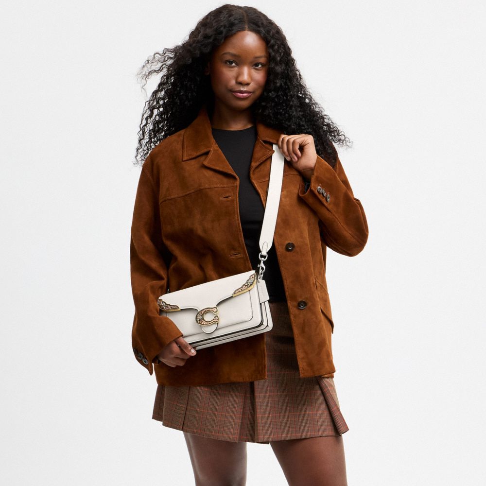 Женские сумки Coach Tabby Shoulder Bag 26 With American Craft Buckle — фото 8