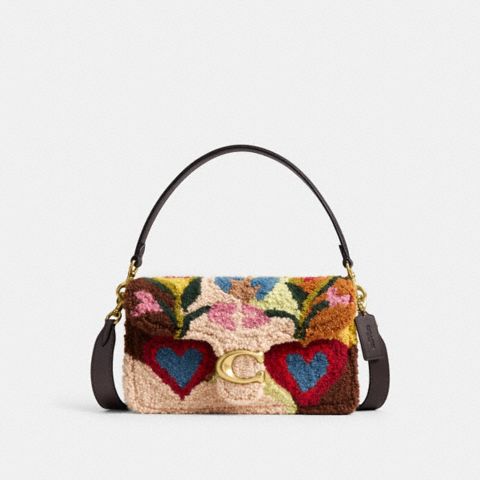 Женские сумки Coach Tabby Shoulder Bag 26 With American Craft Tuft
