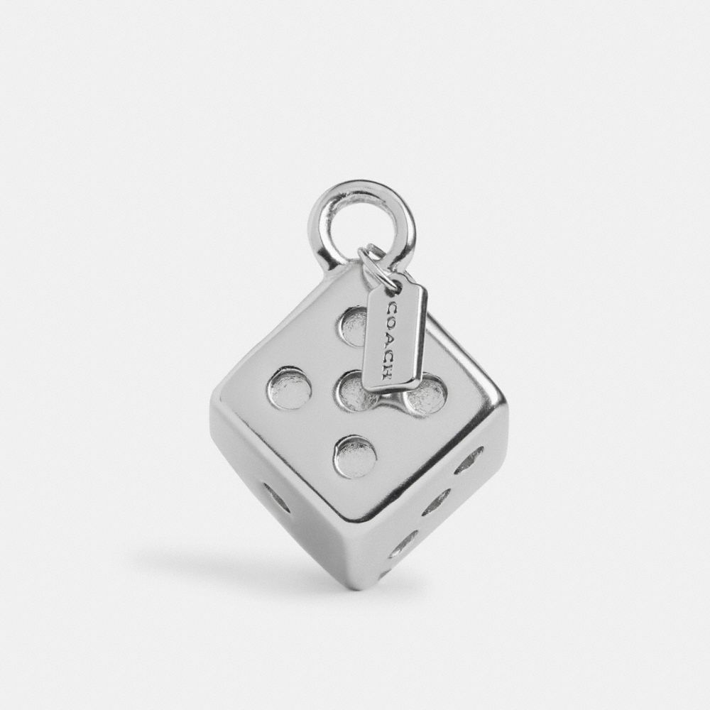 COACH®,Dice Shoelace Charm,Shoe Accessory,3D Embellishment,,Front View