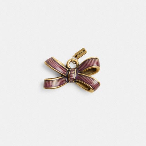 Женские брелоки Coach Bow Shoelace Charm